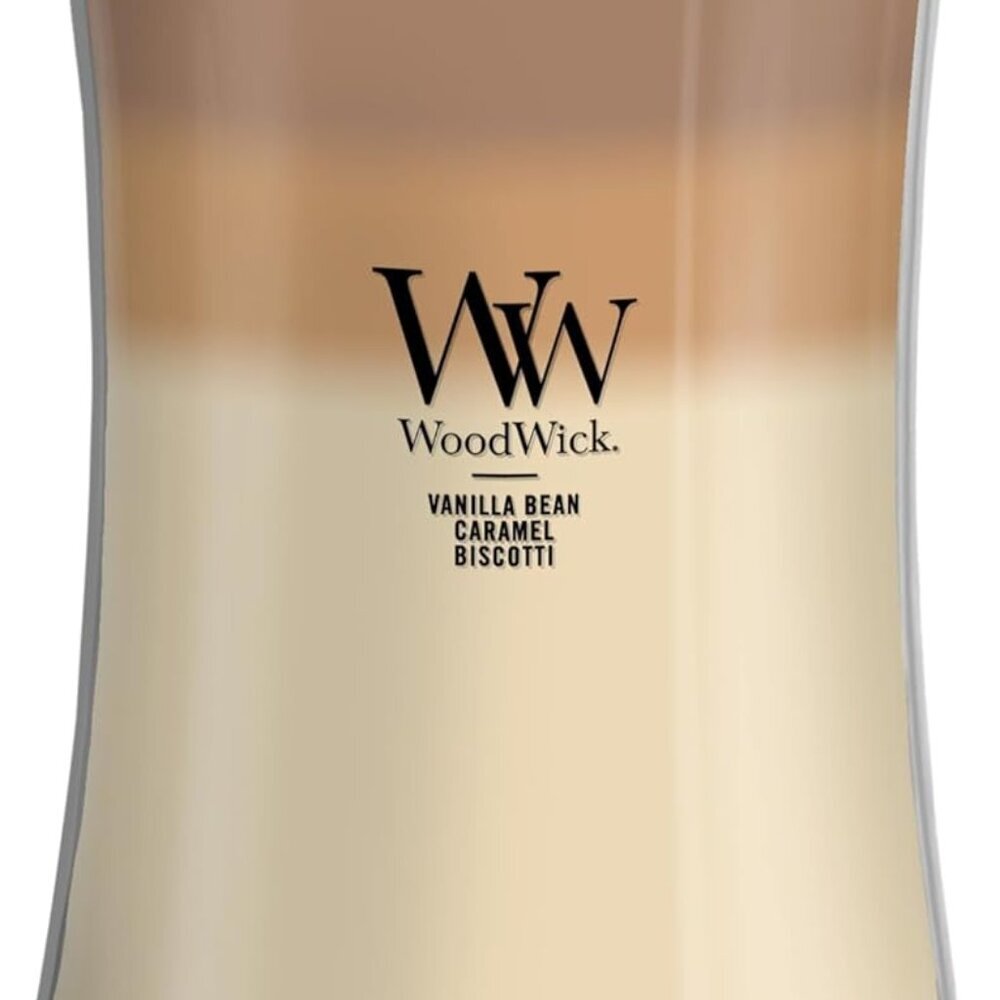 Large Hourglass Trilogy Candle, Café Sweets Scented, Premiums Soy Wax Blend, Cra
